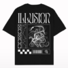 Illusion Black Oversized